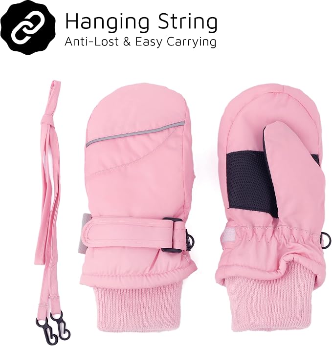 F Flammi Toddler Kids Snow Mittens - Image 3