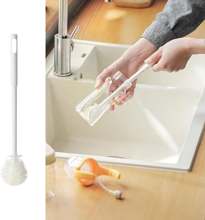 360° Flexible Silicone Bottle Brush - Image 5