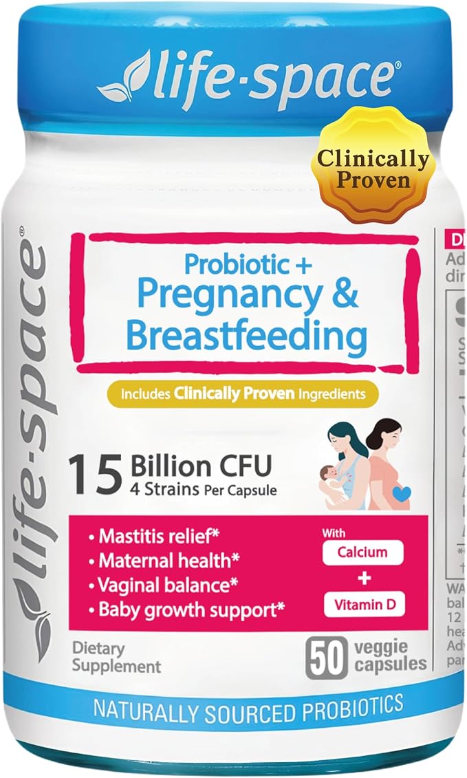 Life-Space Probiotic for Pregnancy & Breastfeeding, 3 in 1 Probiotic for Women by Life-Space