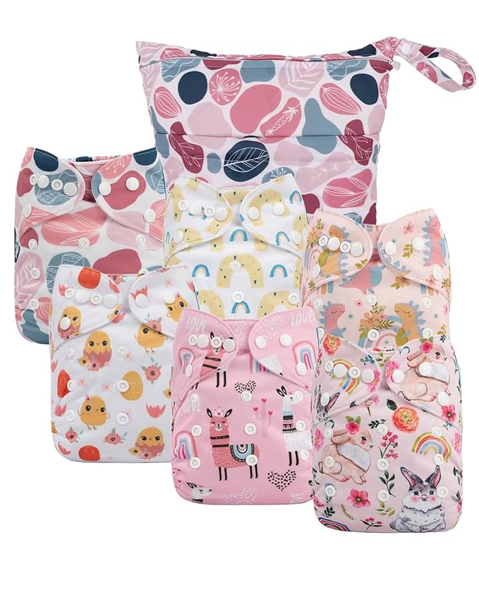 babygoal Cloth Diaper Covers 6 Pack by babygoal