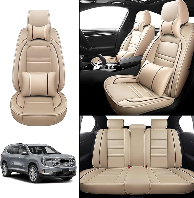 Car Seat Covers for gmc Acadia 2016-2025 | 5-Seats Seat Covers, Waterproof Seat - Image 2