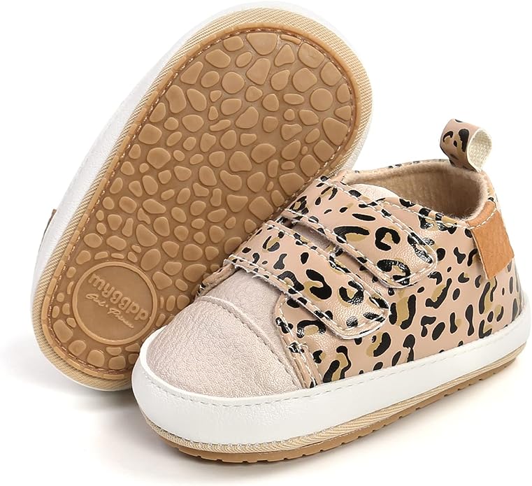 Clowora Baby Boys Girls Shoes Non-Slip Rubber Sole Sneakers Infant First by Clowora