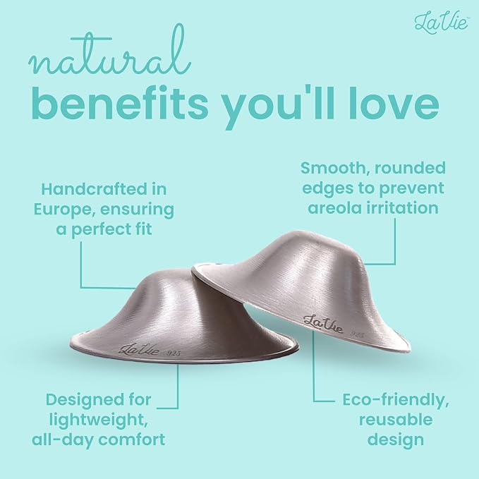 LaVie Silver Nursing Cups, Soothing Protection - Image 6