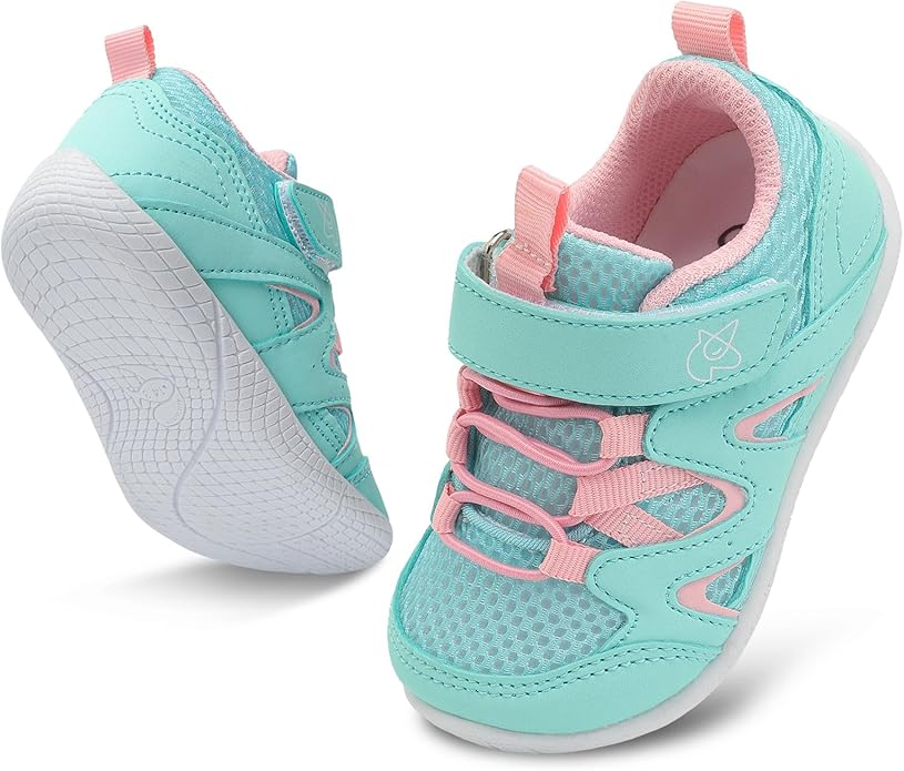 LeIsfIt Baby Shoes Boys Girls First Walking Shoes Non-Slip Toddler Breathable by Leisfit