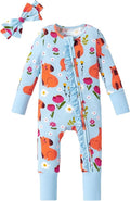 PATPAT Baby Girl Boy Clothes Newborn Infant Footie – Soft Viscose from Bamboo– by PATPAT