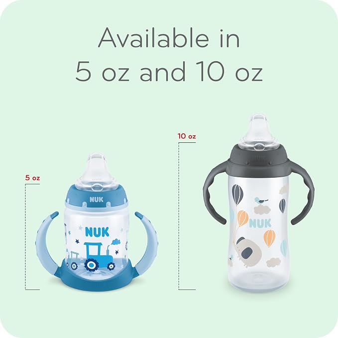 NUK Learner Cup 6+ Months Timeless Collection Amazon Exclusive 10 Oz – BPA Free - Image 6