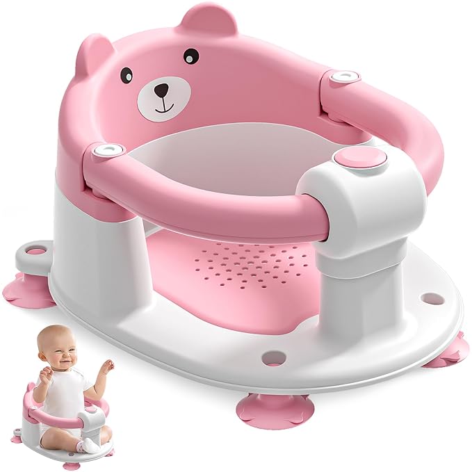 Baby Bath Seat for Babies 6 Months & up, Non-Slip Toddler Bath Seats for Babies by Unknown