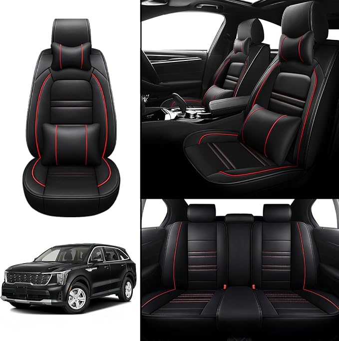 Car Seat Covers for kia Sorento 2003-2025 | 5-Seats Seat Covers, Waterproof - Image 2