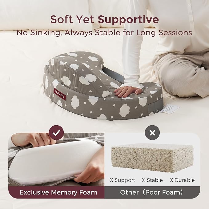 Momcozy Innovative Safety Fence Nursing Pillow - Image 2