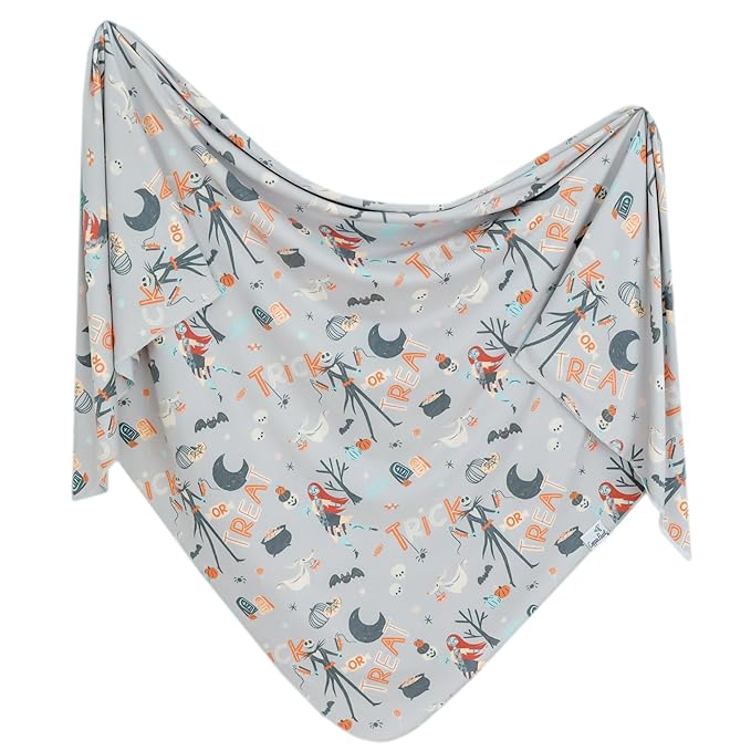 Copper Pearl Large Premium Knit Baby Swaddle Receiving Blanket 'Nightmare by CopperPearl