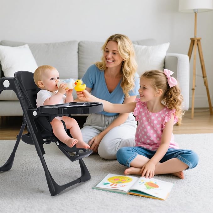 3 in 1 Foldable Baby High Chair, Infant High Chairs - Image 5