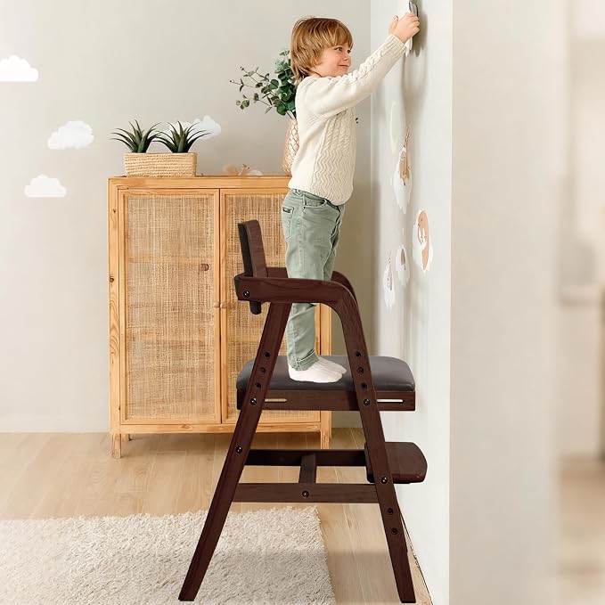 Solid Wood high Chairs for Toddlers, High Chair Grows - Image 8