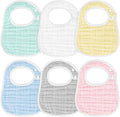 Accmor Muslin Baby Drool Bibs 6 Pack Baby Bandana Drool Bibs Soft Cotton Baby by Accmor