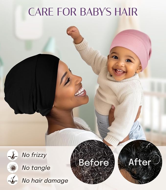 OLESILK Silk Baby Bonnet for 0-6 Months - Image 3