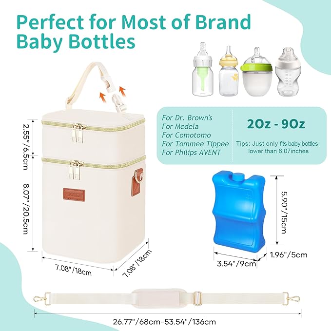 PIIOSER Baby Bottle Tote Bag - Image 5