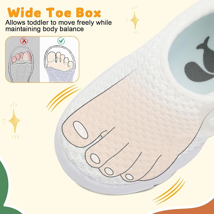 FEETCITY Baby Shoes Boys Girls First Walking Shoes Infant Sneakers Lightweight - Image 3