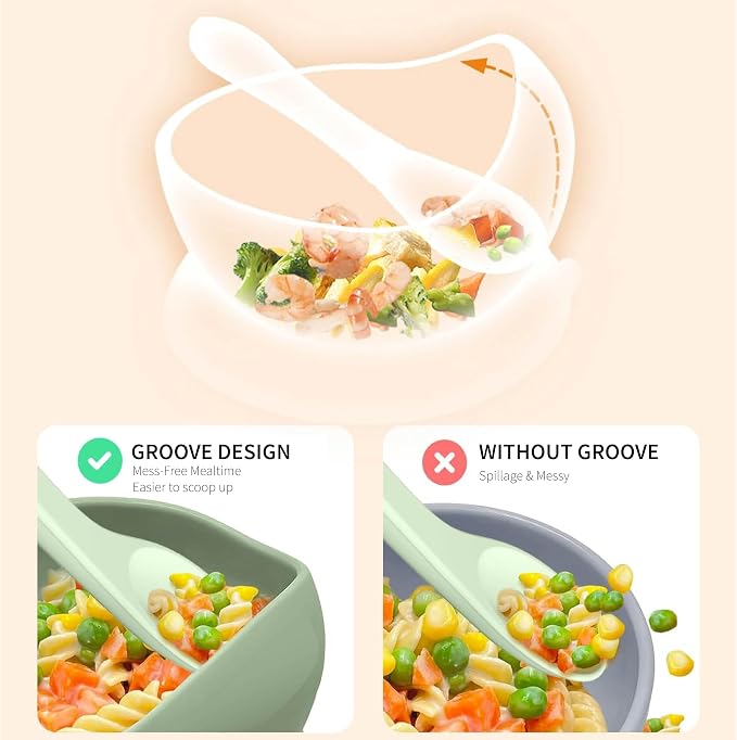 Silicone Baby Bowl Feeding Set – 12-Piece Set - Image 3
