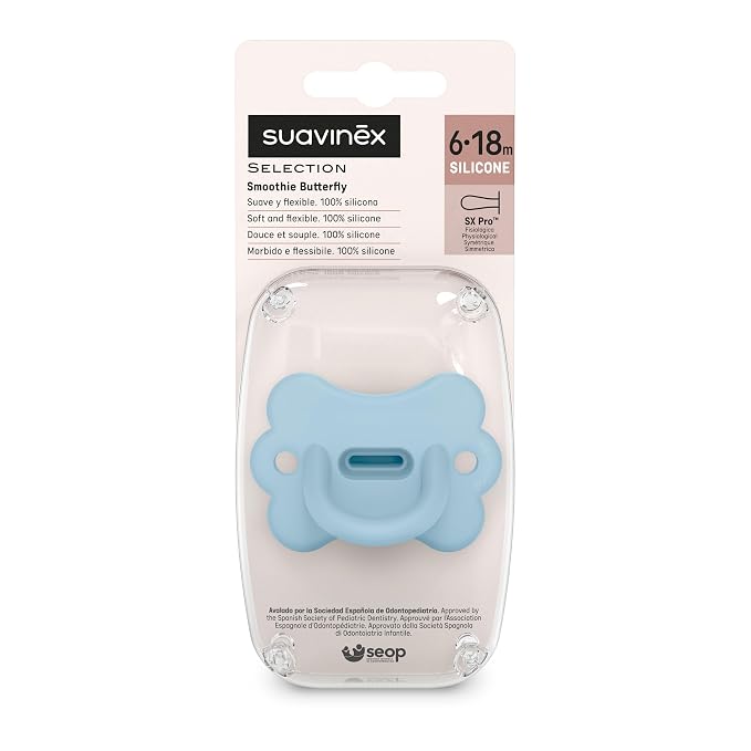 Color Essence SX PRO Silicone Butterfly Baby Pacifier 1Pk, Made - Image 4