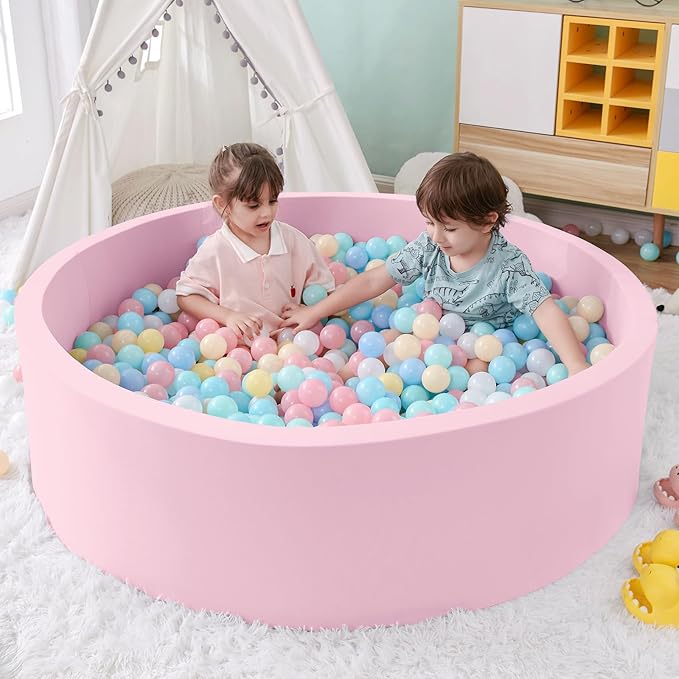 47.2"x 13.8" Foam Ball Pit, Large Ball Pits by SHJADE