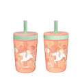 Zak Designs Kelso Tumbler Set 15 oz, Leak-Proof Screw-On Lid by ZakDesigns