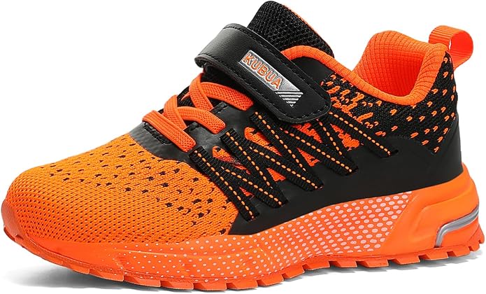 KUBUA Kids Sneakers for Boys Girls Running Tennis Shoes Lightweight Breathable - Image 2