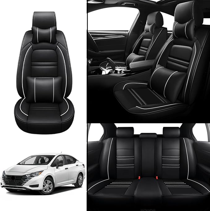 Car Seat Covers for Nissan Car Versa 2007-2025 | 5-Seats Seat Covers, - Image 2