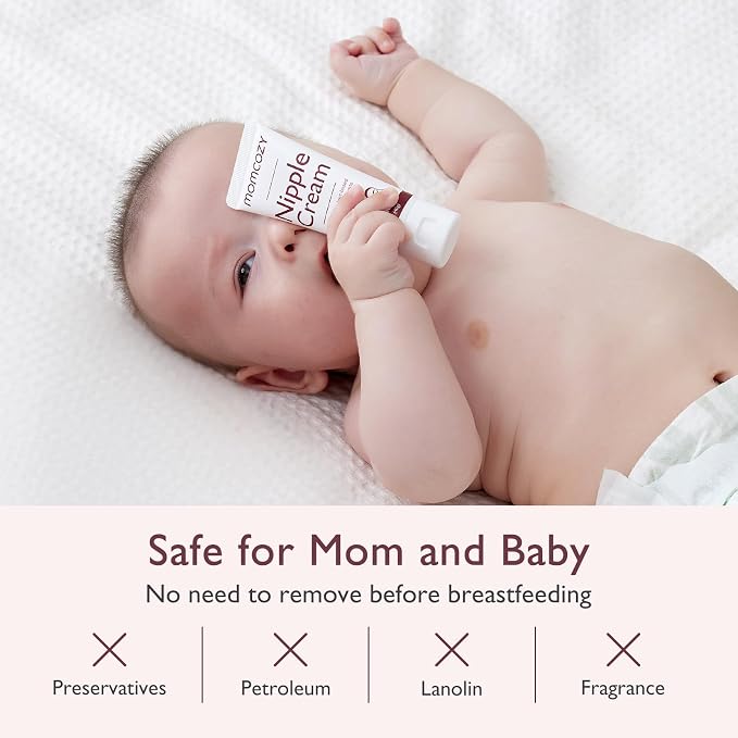 Momcozy Nipple Cream Safe for Breastfeeding, Plant-Based Ingredients, - Image 3
