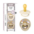 BIBS Colour Liberty Soother 2-Pack, BPA Free Dummy Pacifier, Round Nipple. by BIBS