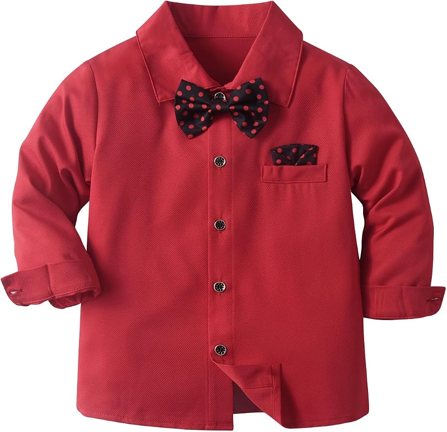 Boarnseorl Baby Boys Pants Sets, Toddler Gentleman Outfits, Infant Long Sleeve - Image 4