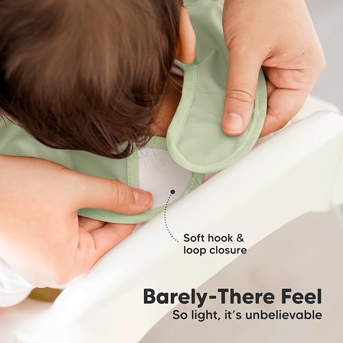 3-Pack Waterproof Baby Bibs for Eating - Image 4