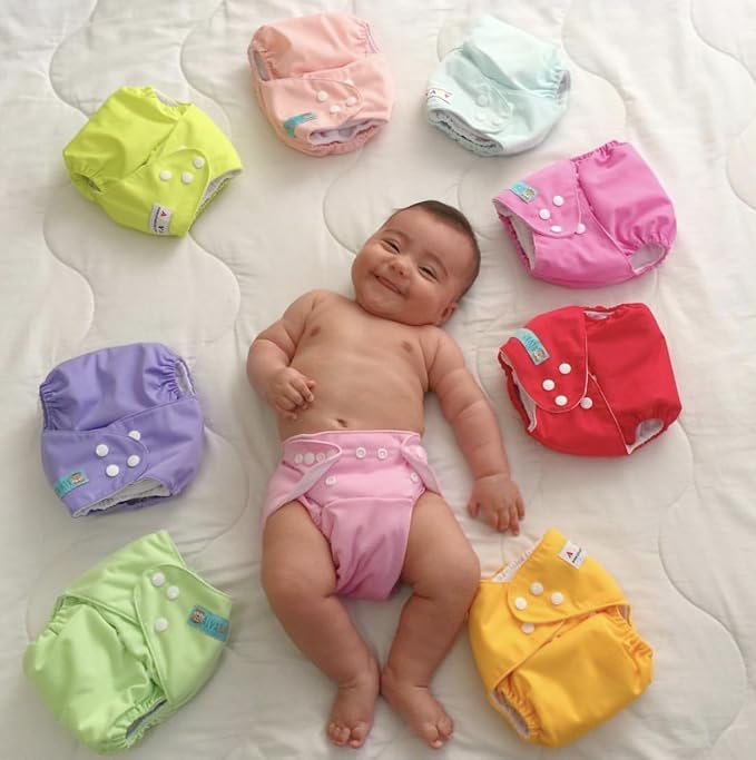 ALVABABY Baby Cloth Diaper 6 Pack - Image 5