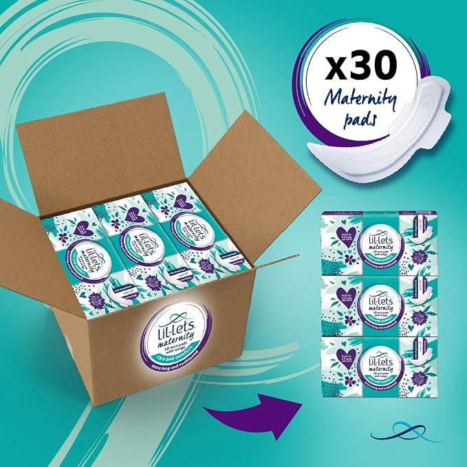 Lil-Lets Extra Long Postpartum Maxi Pads - Image 8
