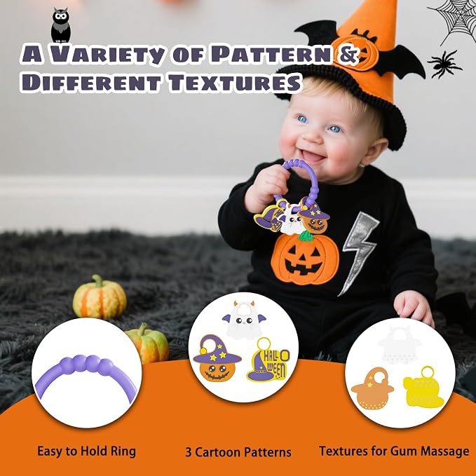 Halloween Baby Teething Bracelet - Image 4