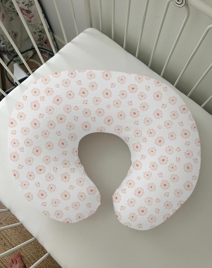 Nursing Pillow Covers, Muslin Nursing Cover - Image 4