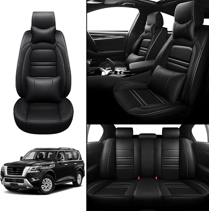 Car Seat Covers for Nissan Car Armada 2004-2024 | 5-Seats Seat Covers, - Image 2
