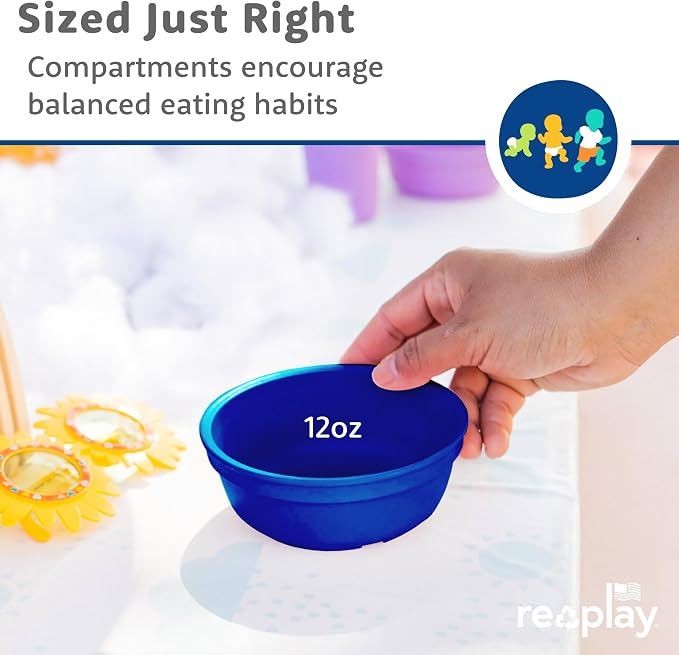 Re-Play 12 oz. Toddler Bowls Set of 4 - Image 8