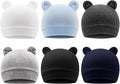 DRESHOW BQUBO 6 Pack Baby Hats for Boys Girls Unisex Baby Hat Soft Knit Cap by DRESHOW