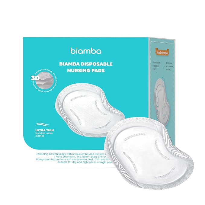 60-Pack Disposable Nursing Pads by Biamba