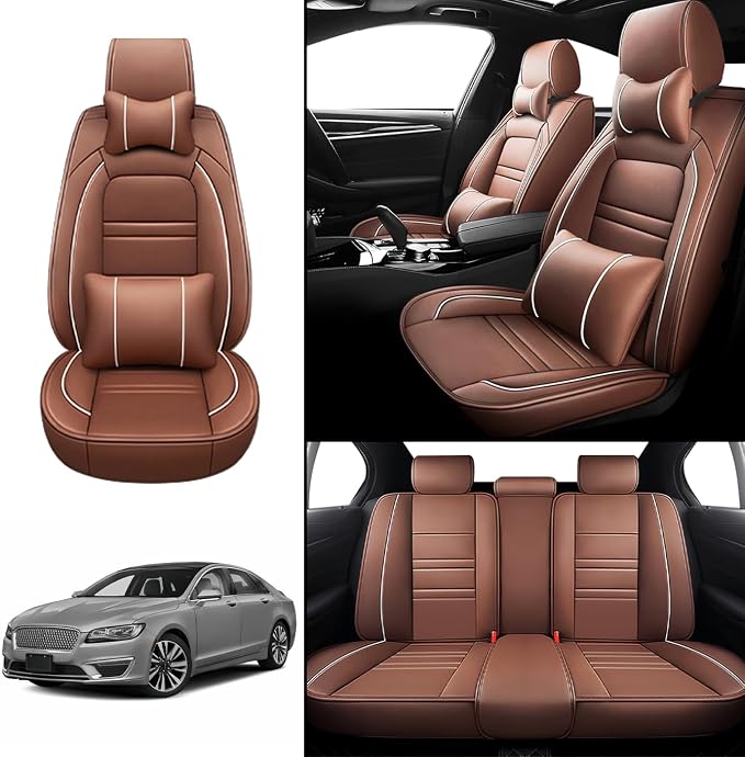 Car Seat Covers for Lincoln mkz 2011-2020 | 5-Seats Seat Covers, Waterproof - Image 2