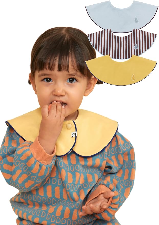 Konny Baby Bibs Set, 360 ​​° Rotate, Soft and Absorbent Bandana Drooling by Konny