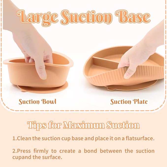 Silicone Baby Feeding Set 11 Pcs, Baby Led Weaning Supplies, Baby Feeding - Image 5