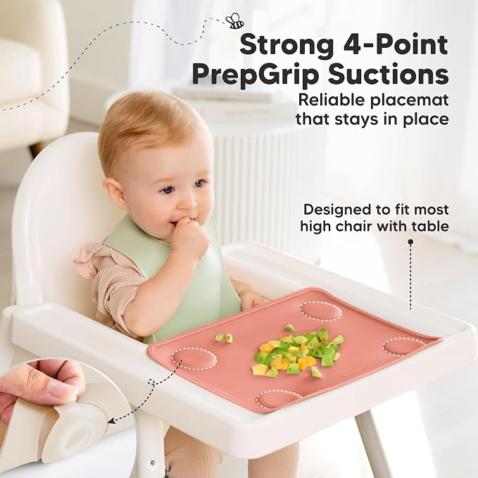 KeaBabies 2-Pack Silicone Placemats - Image 4