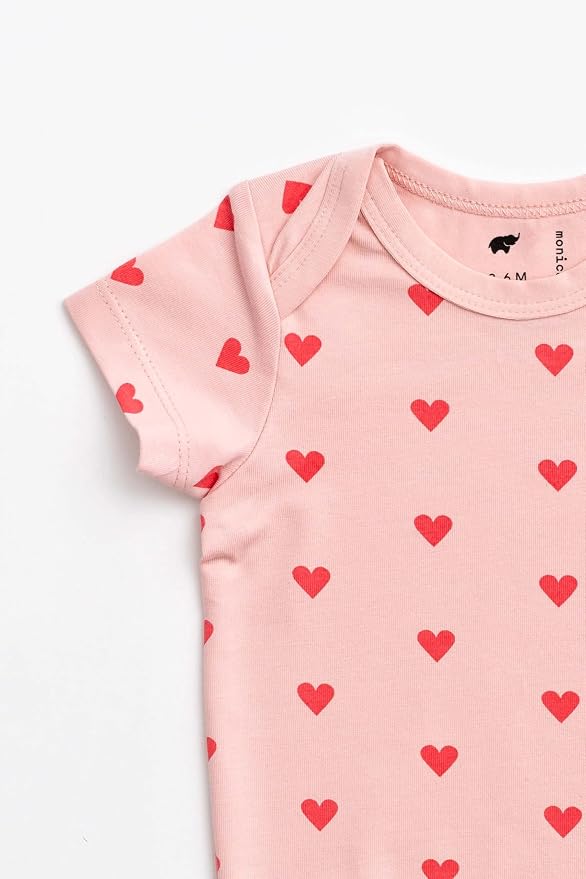 MONICA + ANDY Baby Organic Short Sleeve Jack + Jill Bodysuit - Image 2