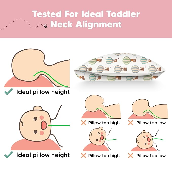 Toddler Pillow with Pillowcase - Image 6