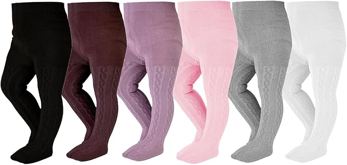 EPEIUS Baby Girl Tights Thick Cable Knit Leggings Stockings Cotton Pantyhose by EPEIUS