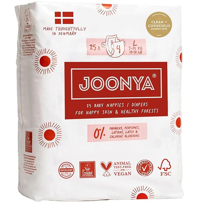 Joonya Baby Diapers, Size 4 L by Joonya