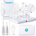 Termichy Travel Bottle Cleaning Kit: Portable Drying Rack & Brush Set by Termichy