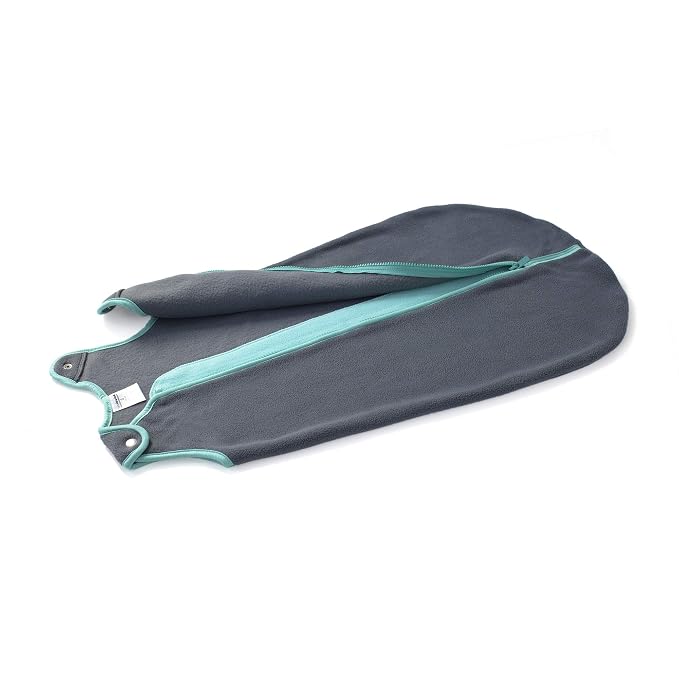 Sleep nest Fleece Baby Sleeping Bag, Lake Green - Image 3