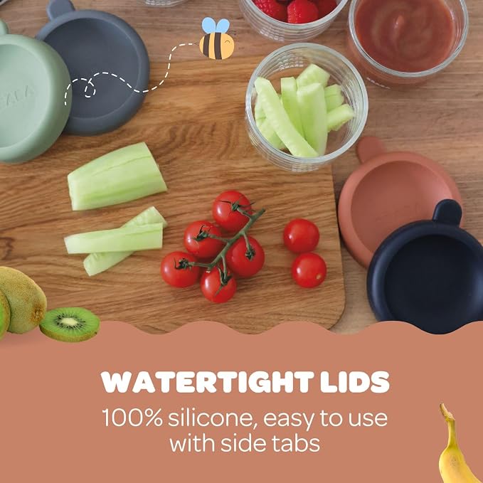 Beaba 5 oz Glass Baby Food Jars - Image 3
