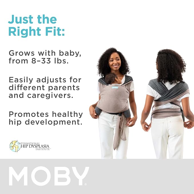 Moby Baby Wrap Carrier Reversible - Image 3